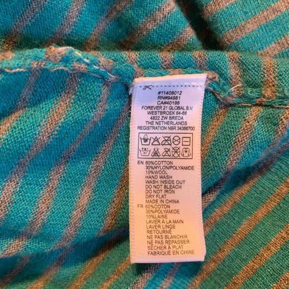 Forever 21 cardigan sweater - hi lo hem drop - Picture 10 of 10